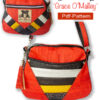 PDF Pattern Crossbody bag Grace O'Malley, PDF-pattern,PDF Pattern Crossbody Bag, PDF bag pattern, Handbag Pattern pdf