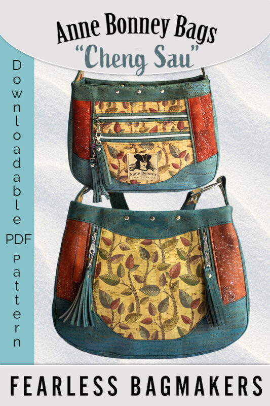 Cheng Sau, PDF-pattern,PDF Pattern Shoulder Bag, PDF bag pattern, Handbag Pattern pdf