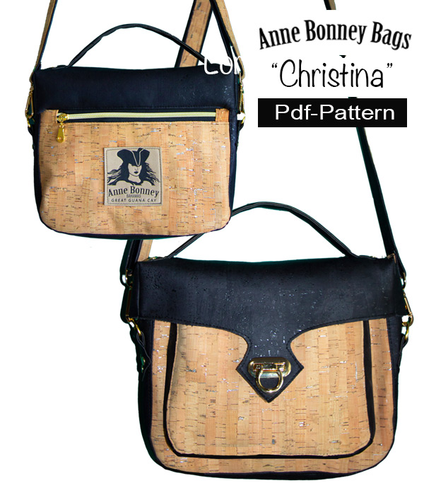 Crossbody bag [PDF & DXF pattern] - Creative Awl Studio