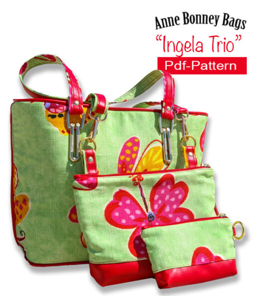 PDF Bag Patterns, DIY Tote Bag, Crossbody Bag Pattern