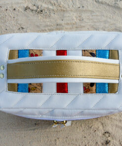 Suzi Toiletry Bag - White Sample - PDF pattern for download