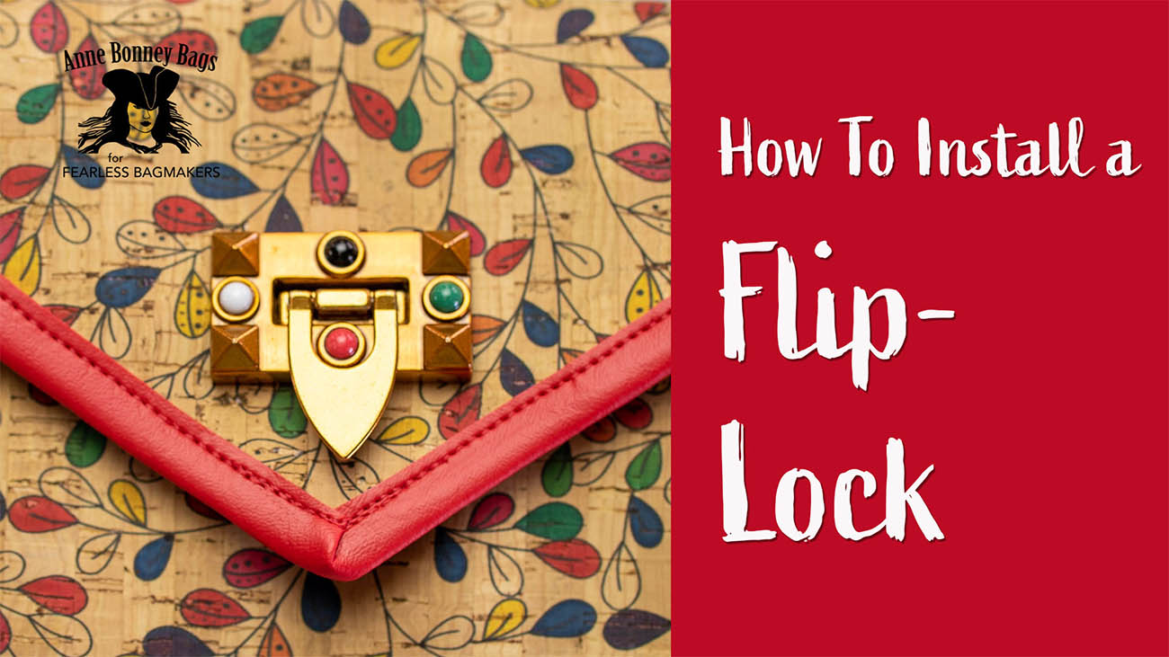 Bag making for bag makers - how to install a twist lock, turn lock or flip lock
