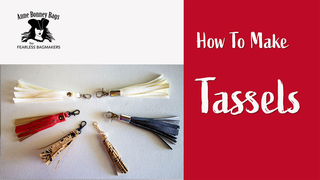 Bag making for bag makers - how to make tasssels