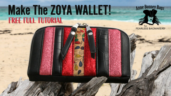 Free Video Tutorial for Zoya Wallet Pattern