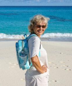 Rachel Backpack blue side